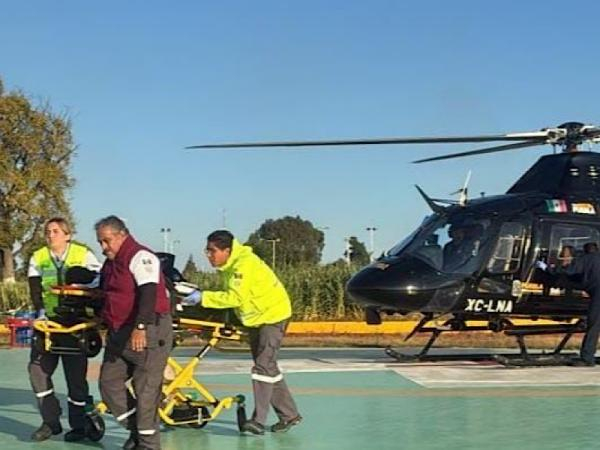 Trasladan v&iacute;a a&eacute;rea a paciente con dengue grave