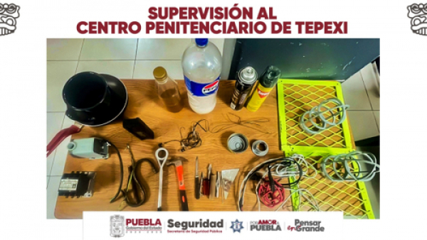 Mantiene SSP supervisión en penal de Tepexi