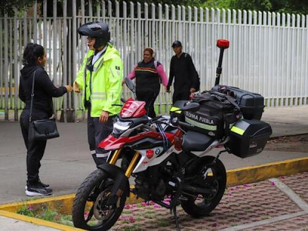 Puebla a la vanguardia con Motoambulancias del SUMA