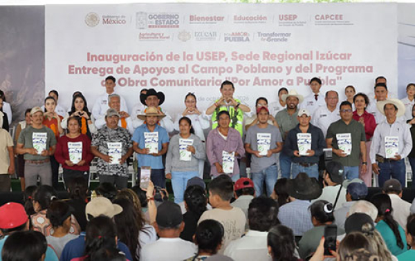 Más de 10 mdp en apoyos para el campo de la Mixteca Poblana: Alejandro Armenta