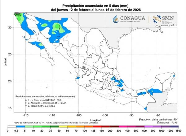 As&iacute; se sentir&aacute; el Frente Fr&iacute;o No. 36 en Puebla