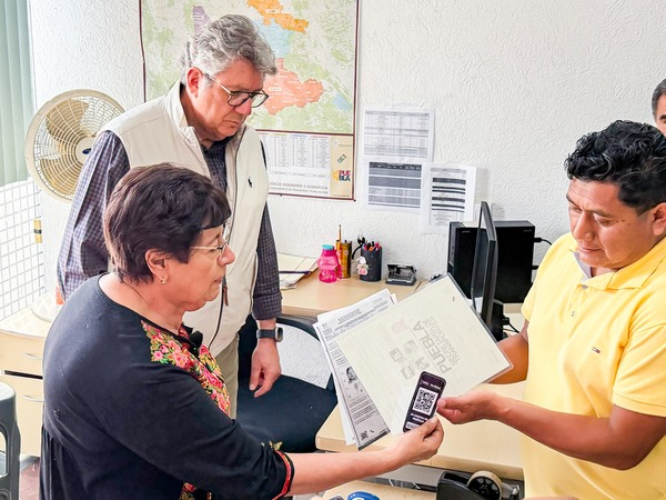 Avanza entrega de códigos QR a transportistas