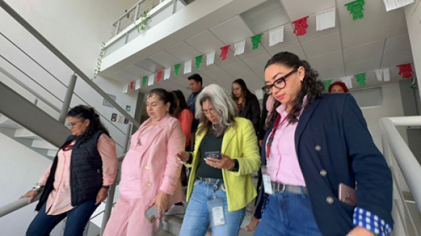 Participa IPMP en Simulacro Nacional