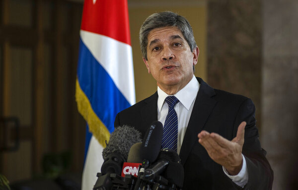 Carlos Fernández, viceministro de Relaciones Exteriores de Cuba