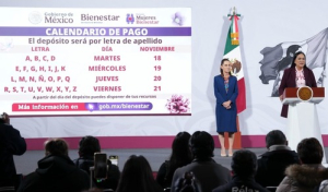 Reinician pagos de Pensión Mujeres Bienestar