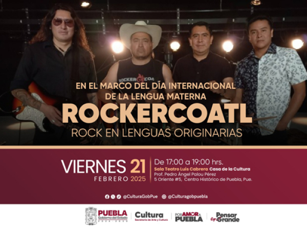 Rockercoatl, concierto rock en náhuatl