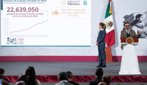 En octubre, mas de 22 millones se registraron al IMSS