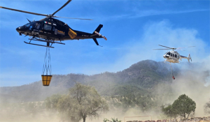 Se combaten cuatro incendios en Puebla