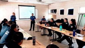 La SSP de Puebla capacita a la SSC de Baja California