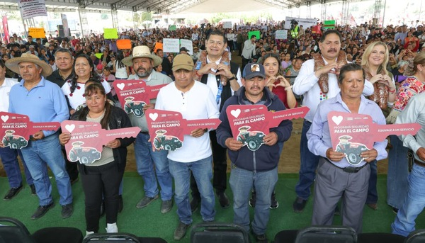 Atempan recibe apoyos para el campo