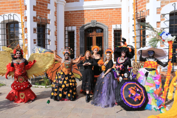 &quot;Catrinerías 2025&quot; en la Ex Hacienda Chiautla recibió a 100 mil visitantes