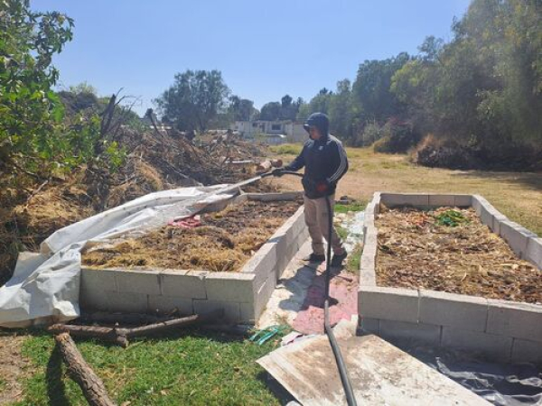 Aplican lombricomposta en Puebla capital