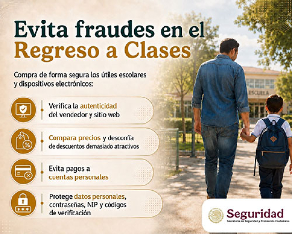 SSPC emite recomendaciones para prevenir fraudes en regreso a clases
