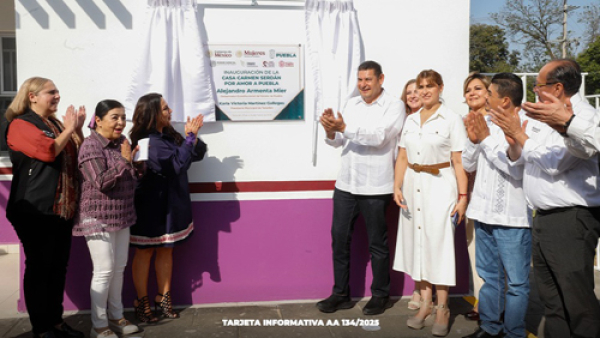 Queda inaugurada la sexta Casa Carmen Serdán en Teziutlán