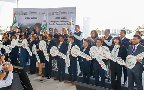 Gobierno de Puebla fortalece con unidades a la Fiscal&iacute;a