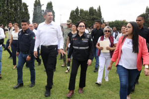 El gobernador Alejandro Armenta supervisa ruta de evacuación en Cholula