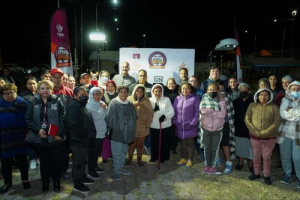 Colonias del sur estrenan luminaria LED