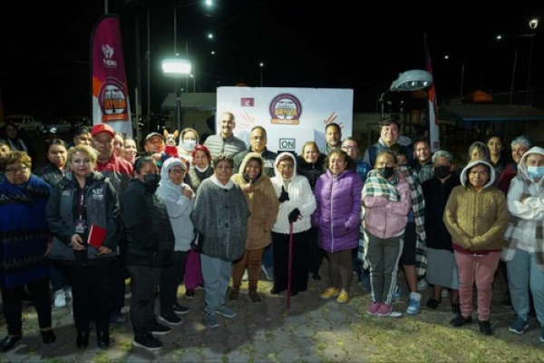 Colonias del sur estrenan luminaria LED