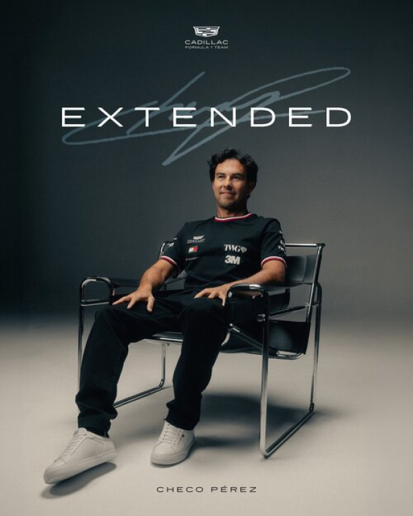 Checo Pérez renueva con Cadillac hasta 2029