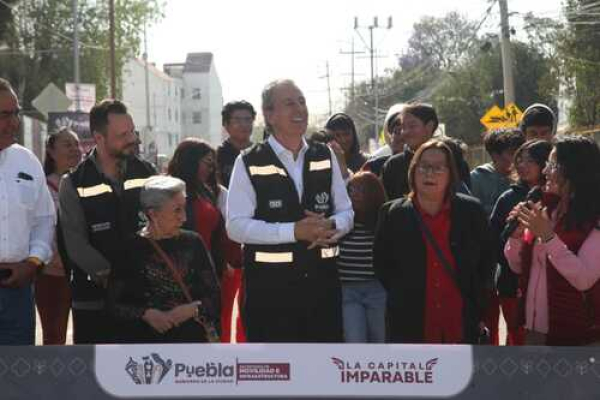 Rehabilitan circuito vial de Puebla Capital