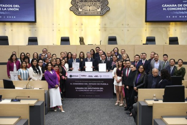 Congreso y C&aacute;mara de Diputados firman convenio de colaboraci&oacute;n