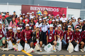 Puebla da la bienvenida a atletas de diferentes estados