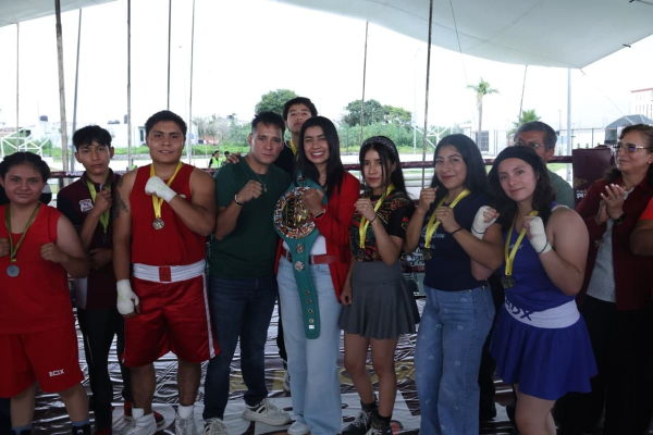 Gaby Sánchez impulsa el boxeo en Cuautlancingo