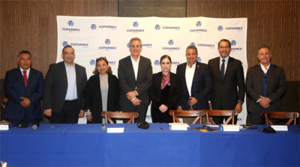 El alcalde Pepe Chedraui se reunió con empresarios de la COPARMEX Puebla