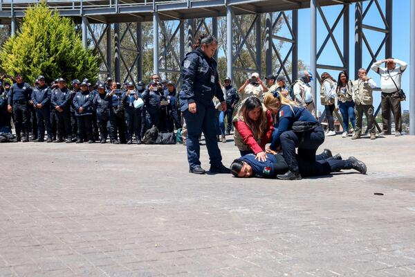 Capacitan a policía Auxiliar en “Protocolo de Actuación”
