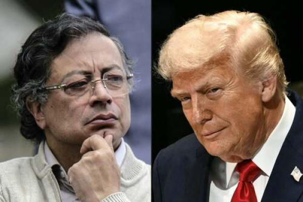 Gustavo Petro, presidente de Colombia | Donald Trump, presidente de EE.UU.