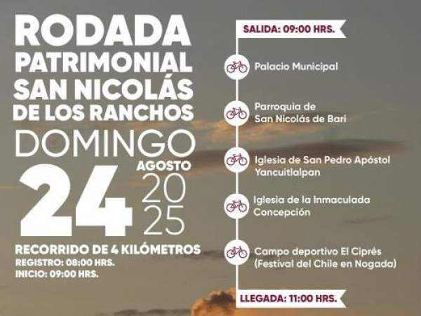 Rodada y Festival de la Nogada en San Nicolás de Los Ranchos