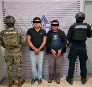 SSP y SEMAR capturan a presuntos asaltantes