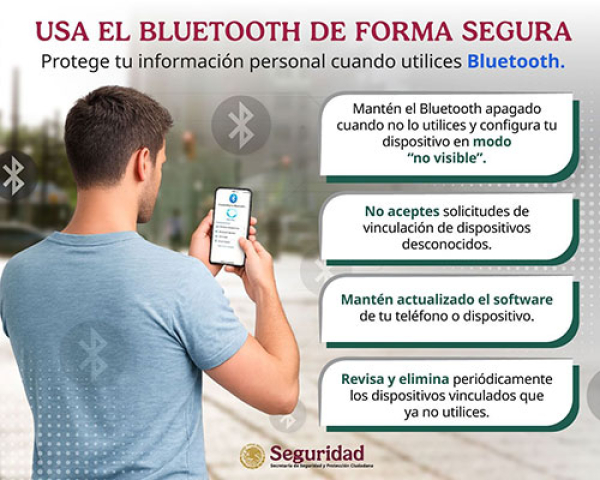 SSPC emite recomendaciones para uso del bluetooth