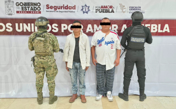 En Chietla, SSP detiene al líder de “Los Pelones”