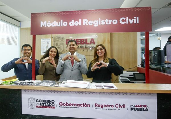 Puebla abre Registro Civil en CDMX