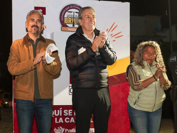 Más 27 mil luminarias rehabilitadas: Puebla Capital