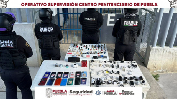 SSP inhibe extorsiones desde cárcel de Puebla
