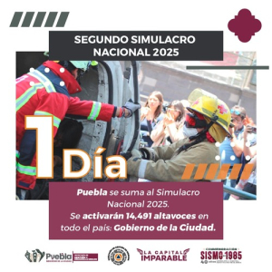 Puebla Capital invita al Segundo Simulacro Nacional