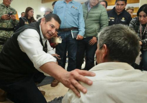 Alejandro Armenta supervisa afectaciones por lluvias