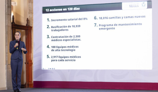 Gobierno anuncia 12 acciones para renovar el IMSS