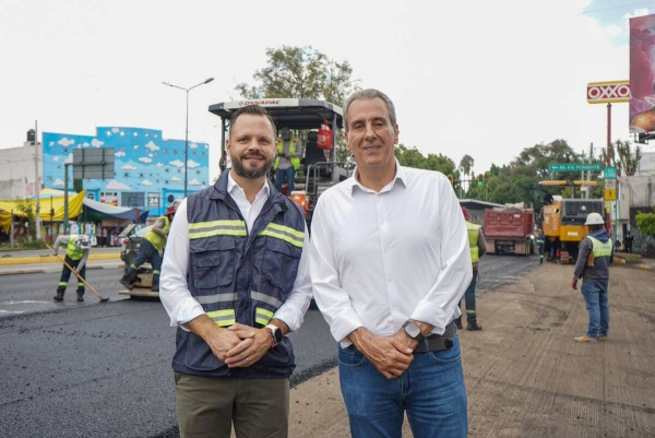 Avanza rehabilitación del bulevar Héroes del 5 de Mayo