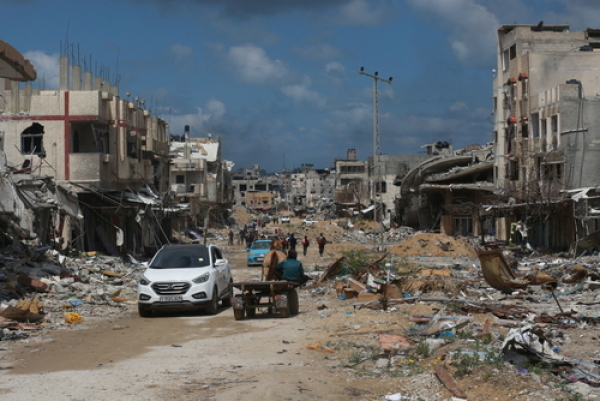 Desplazados en Gaza