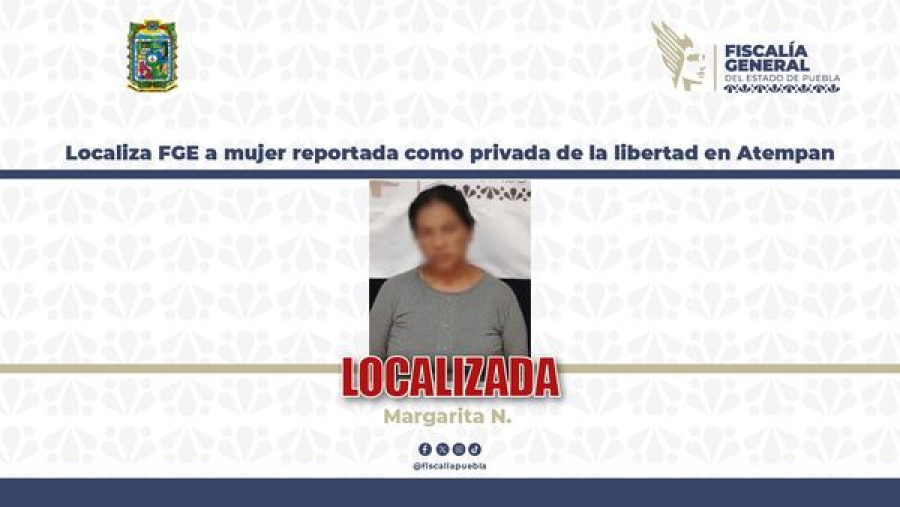 Rescatan con vida a mujer en Atempan