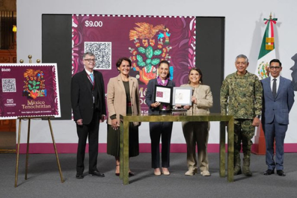 México Tenochtitlan llevará el timbre postal