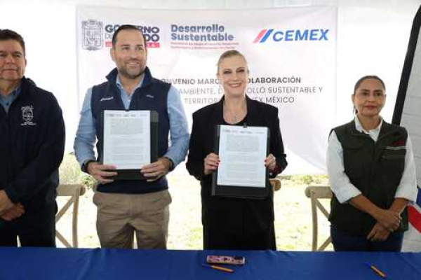 Puebla y CEMEX firman alianza por el medio ambiente