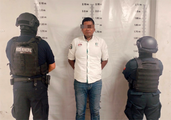 Por tercera ocasión detienen a Nicandro N, ahora por portación de arma