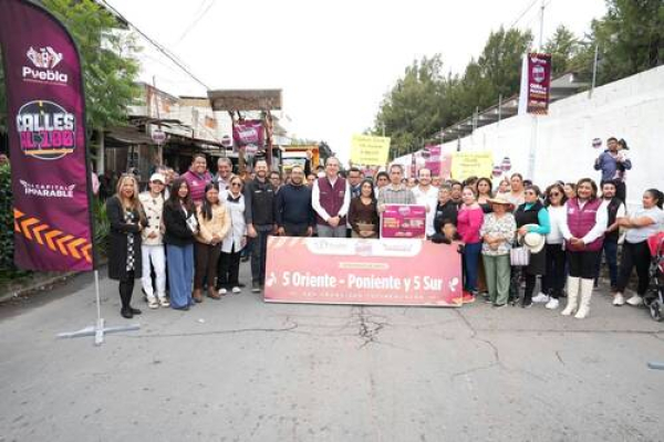 #CallesAl100 llega a San Francisco Totimehuacan