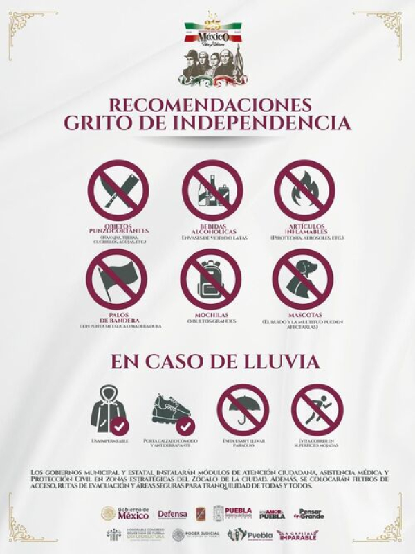 ¿Asistirás al Grito? Checa estas recomendaciones