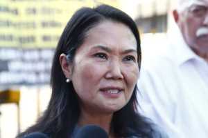 Keiko Fujimori, lider del partido Fuerza Popular