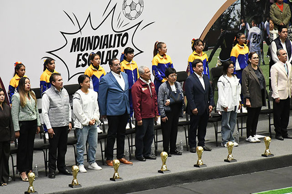 Inauguran el "Mundialito Escolar 2026" en BUAP